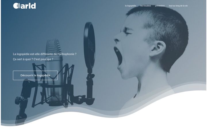 Screenshot of logopedie.ch