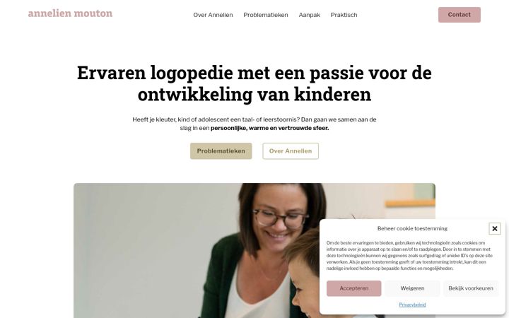 Screenshot of logopediemouton.be