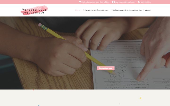 Screenshot of logopedistvanessaveyt.be