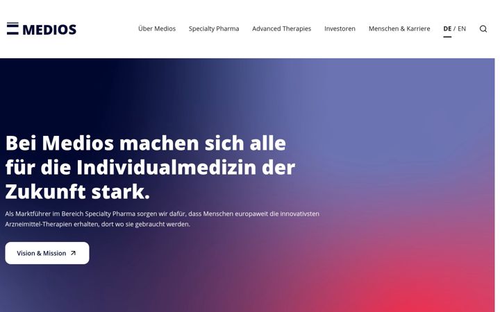 Screenshot of logopharma.de