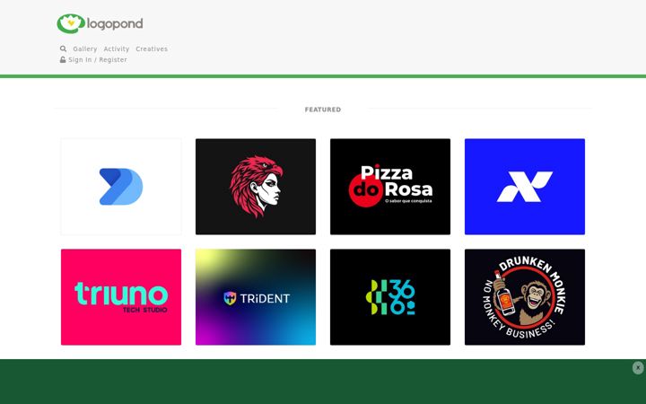 Ekrano kopija logopond.com