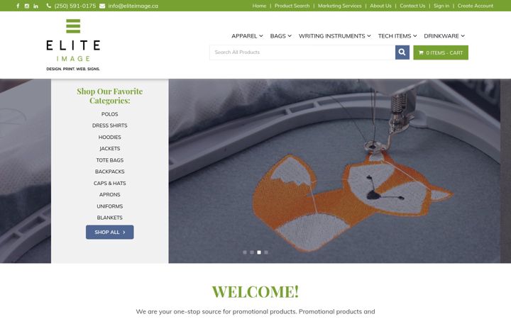 Screenshot of logopromo.ca