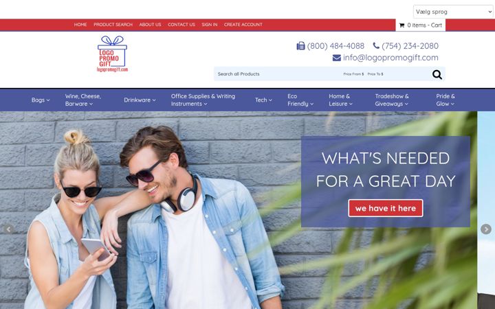 Screenshot of logopromogift.com