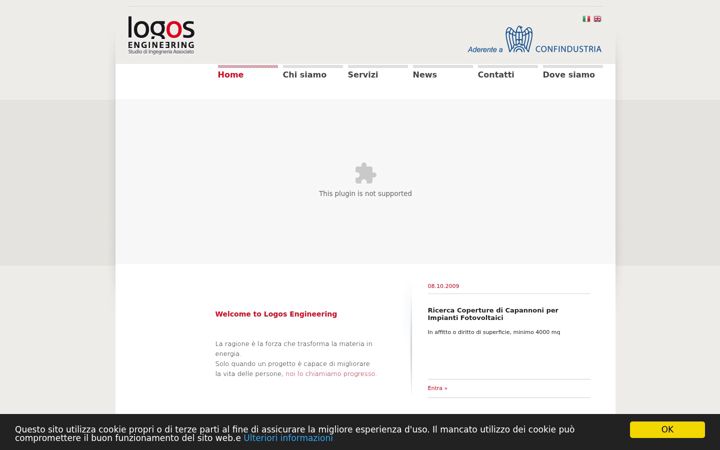 Screenshot of logos-engineering.it