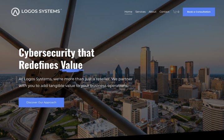 Screenshot of logos.systems