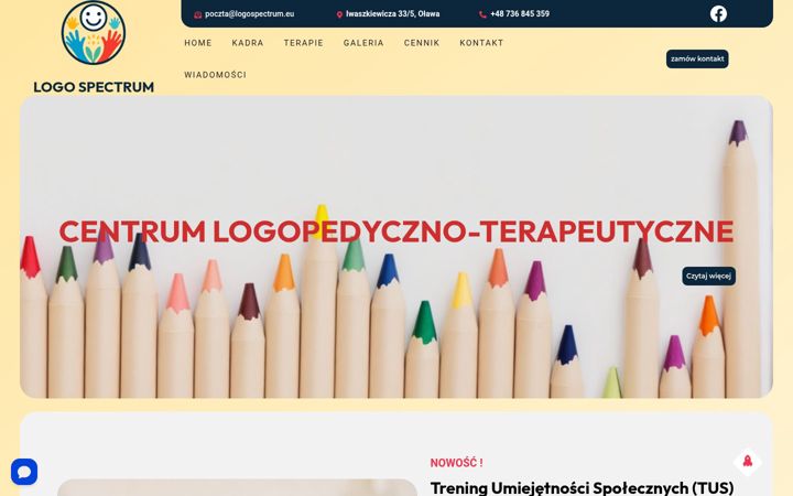 Screenshot of logospectrum.eu
