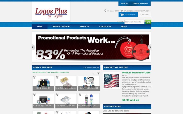 Screenshot of logosplusbylynn.com