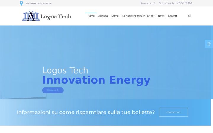 Screenshot of logostechsrl.com