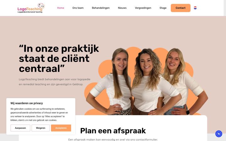 Screenshot of logoteaching.nl