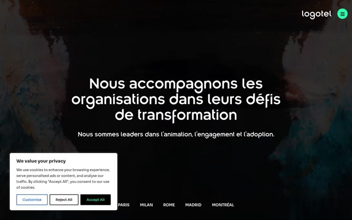 Screenshot of logotel.fr