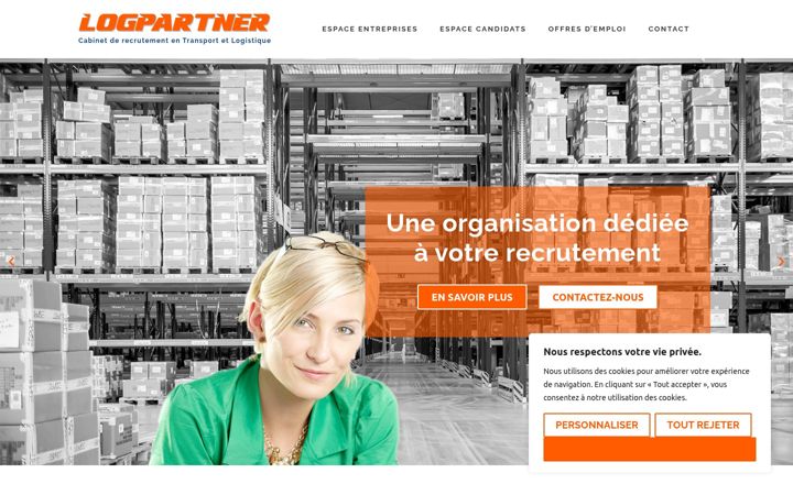 Screenshot of logpartner.fr