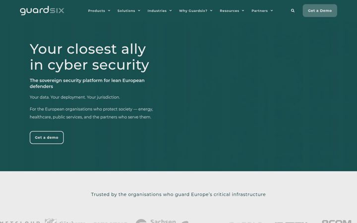 Screenshot of logpoint.com