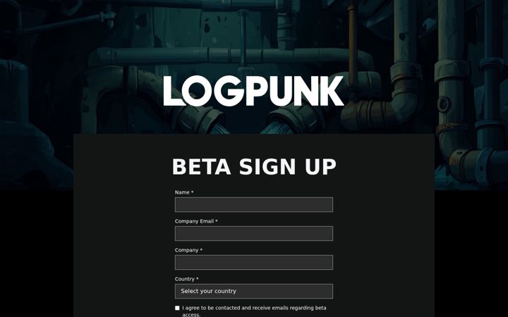 Screenshot of logpunk.com