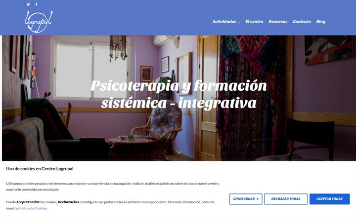 Screenshot of logrupal.com