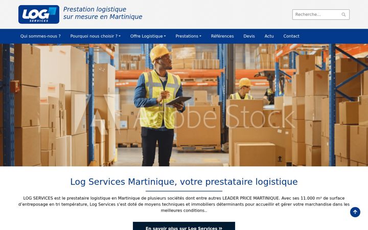 Screenshot of logservices.fr