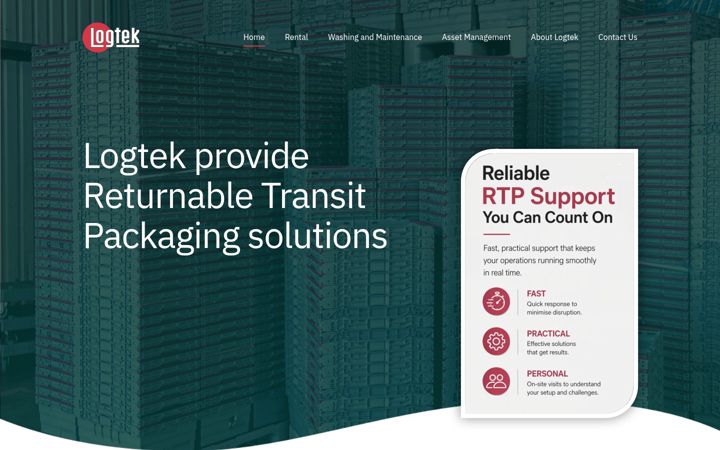 Screenshot of logtek.com