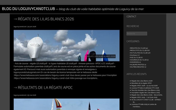 Screenshot of loguivycanotclub.com