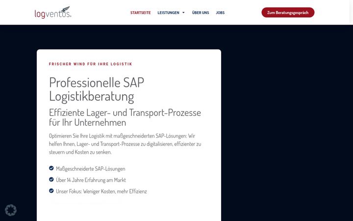 Screenshot του logventus.com