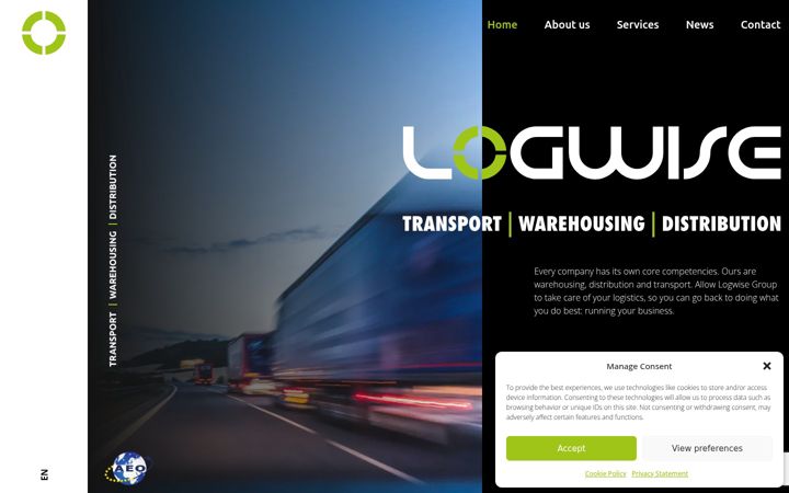 Screenshot of logwisegroup.com