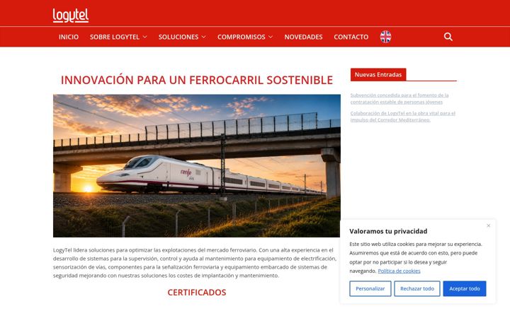 Screenshot of logytel.es