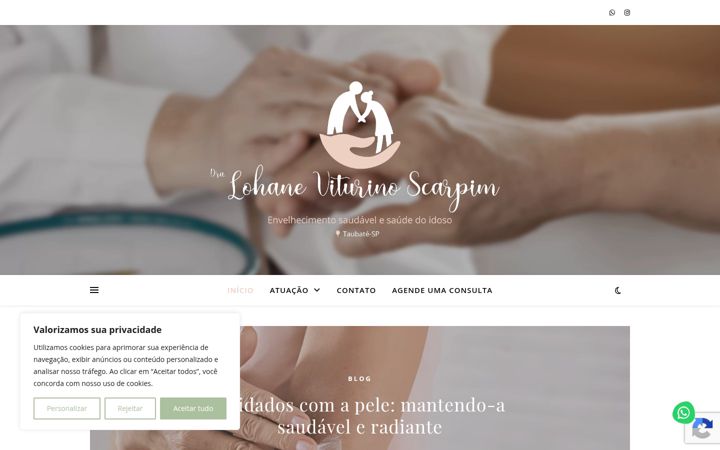 Screenshot of lohane.com.br