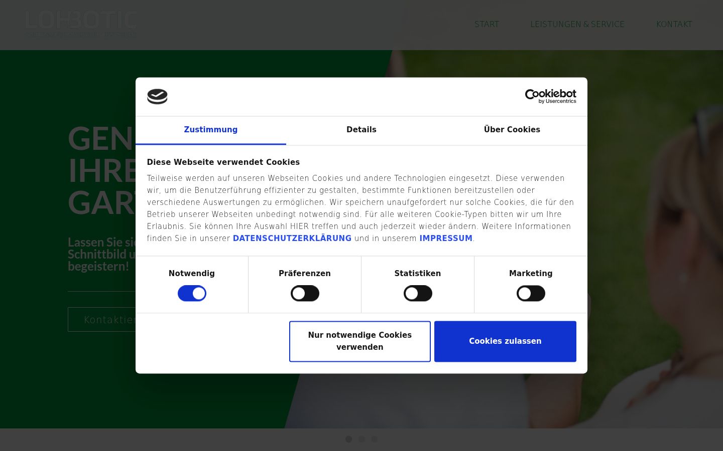 Zrzut ekranu banera zgody wyświetlanego przed jakąkolwiek interakcją