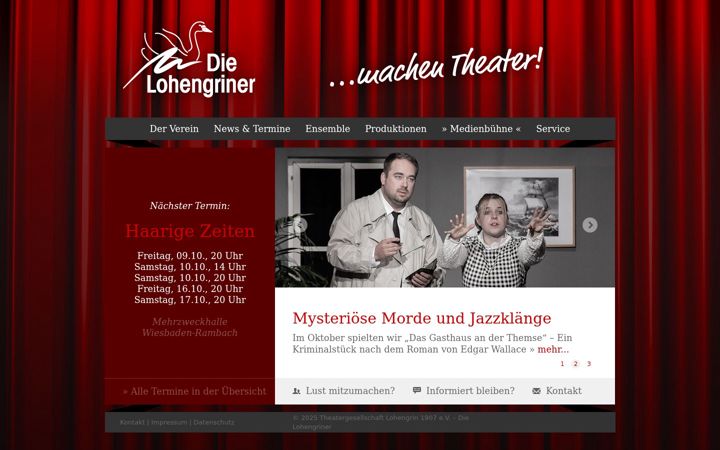 Screenshot of lohengriner.de