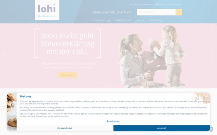 Screenshot of lohi.de