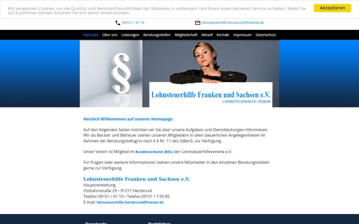 Screenshot of lohifrankensachsen.de