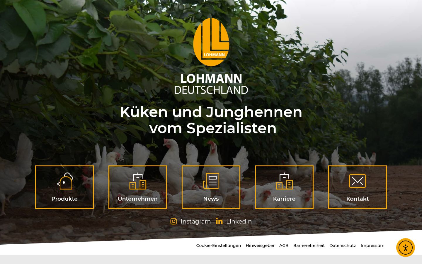 Screenshot des Einwilligungsbanners vor jeglicher Interaktion