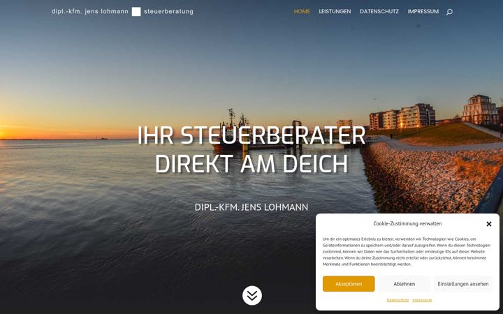 Screenshot of lohmann-steuerberatung.de