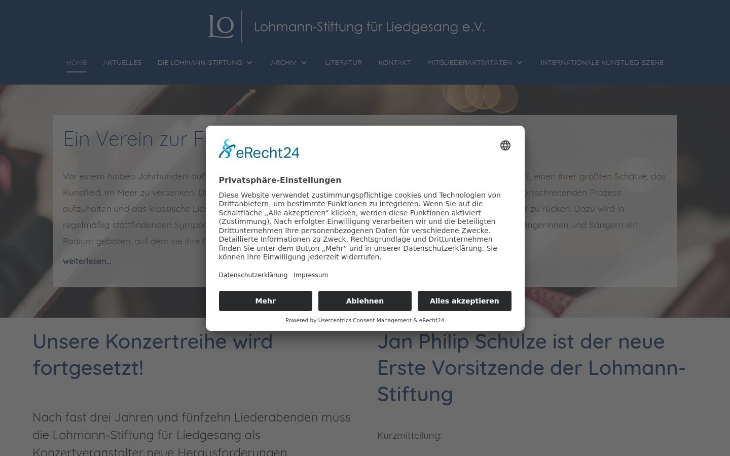 Screenshot van de toestemmingsbanner zoals getoond vóór enige interactie