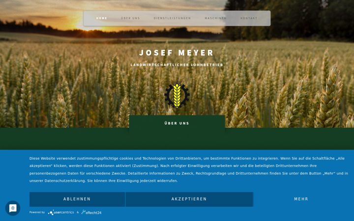 Screenshot of lohnbetrieb-meyer.de