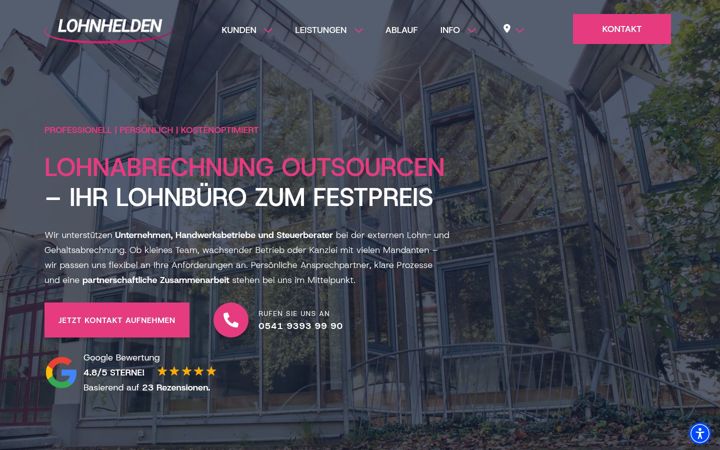 Screenshot of lohnhelden.net