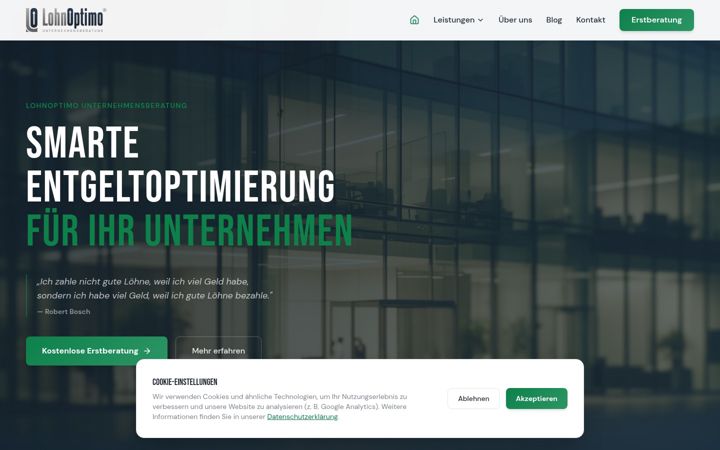 Screenshot of lohnoptimo.de