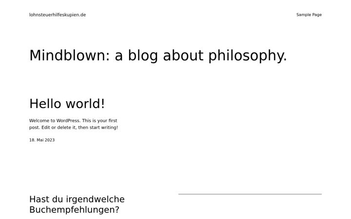 Screenshot of lohnsteuerhilfeskupien.de