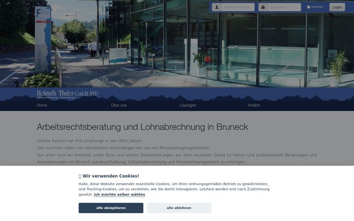 Screenshot of lohnstudio.it