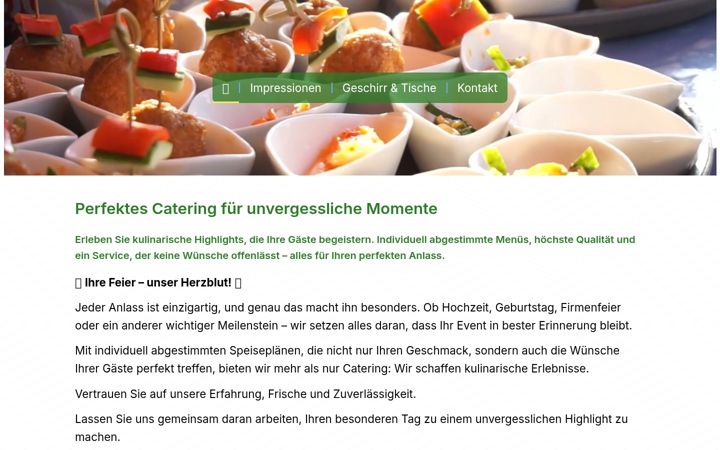 Screenshot of lohoefeners-landkueche.de