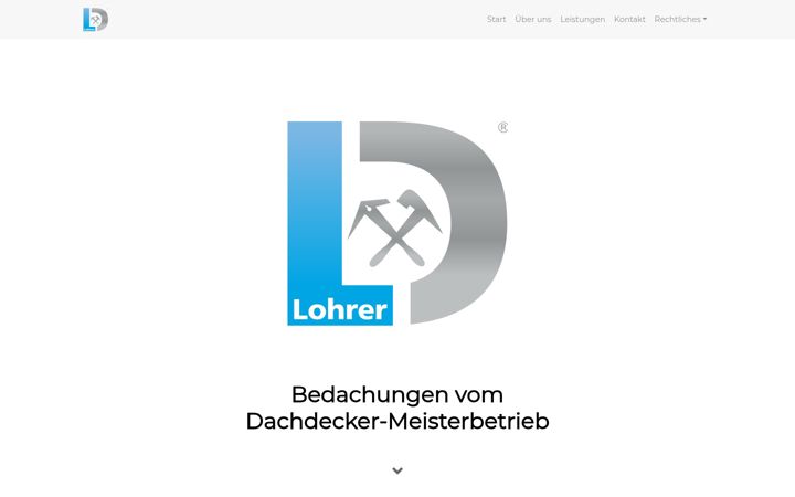 Screenshot of lohrer-dachdeckermeister.de