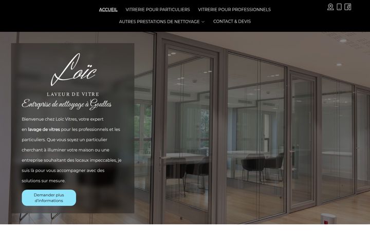 Screenshot of loic-vitres.fr