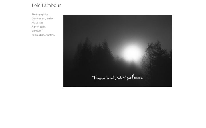 Screenshot of loiclambour.com