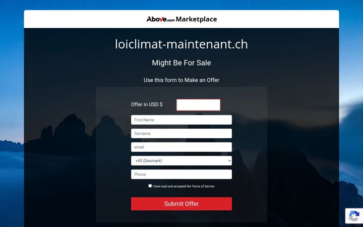 Screenshot of loiclimat-maintenant.ch