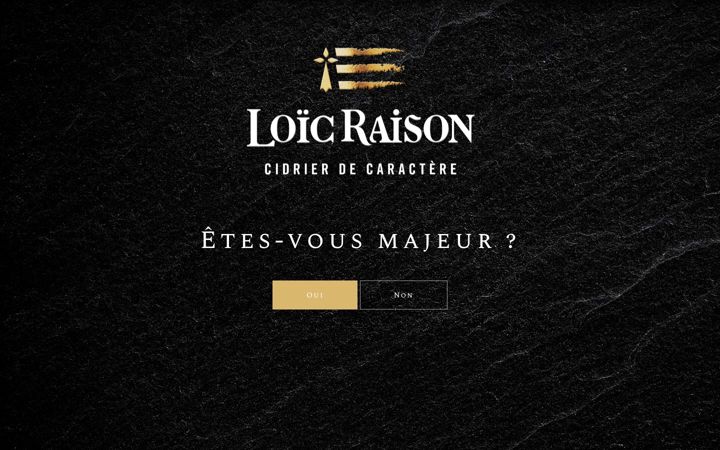 Screenshot of loicraison.fr