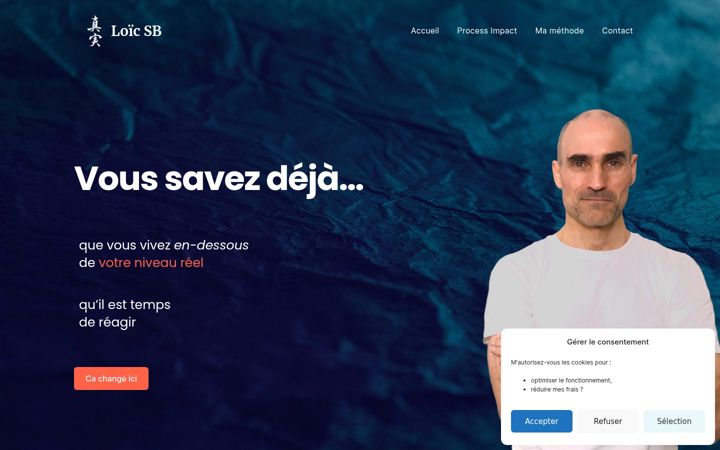 Screenshot of loicsb.com