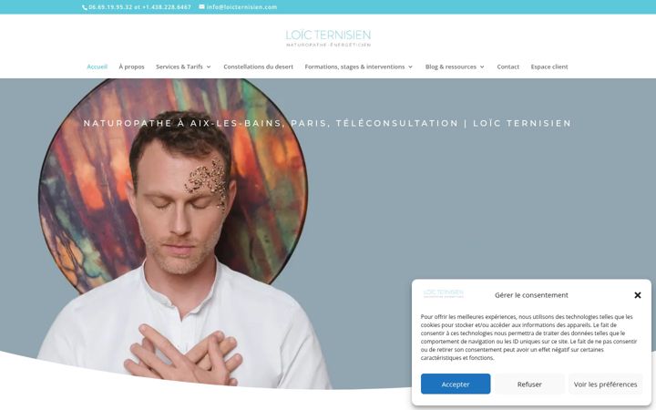 Screenshot of loicternisien.com