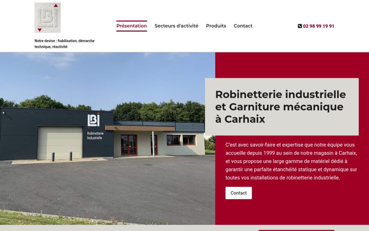 Skjámynd af loidon-bretagne-industrie.fr