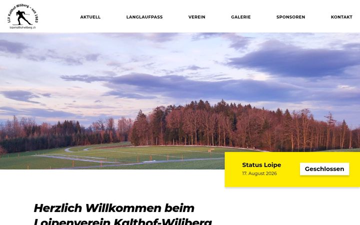Screenshot of loipe-kalthof-wiliberg.ch