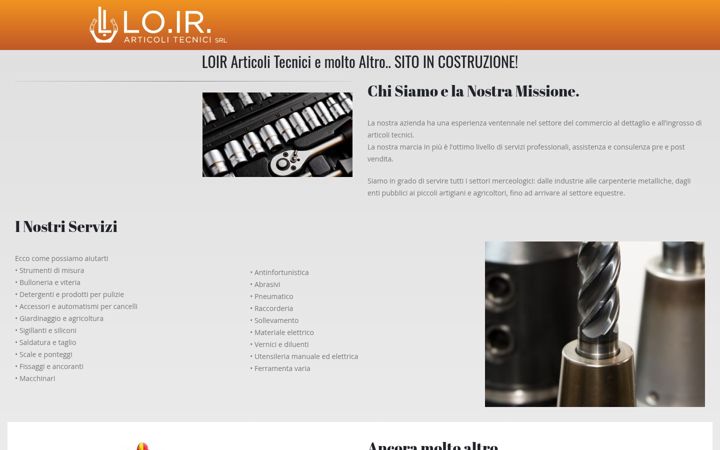 Screenshot of loirarticolitecnici.com