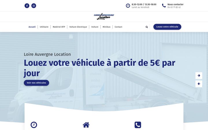 Screenshot of loireauvergne-location.com