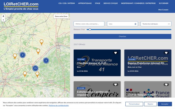 Screenshot of loiretcher.com